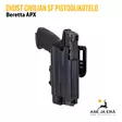 Ghost Civilian SF holster pistoolikotelo aseelle ja valaisimelle - IPSC kotelot - CSFB01T - 101
