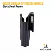 Ghost Civilian SF holster pistoolikotelo aseelle ja valaisimelle - IPSC kotelot - CSFB01T - 12