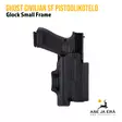 Ghost Civilian SF holster pistoolikotelo aseelle ja valaisimelle - IPSC kotelot - CSFB01T - 1