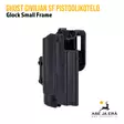 Ghost Civilian SF holster pistoolikotelo aseelle ja valaisimelle - IPSC kotelot - CSFB01T - 11