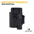 Ghost Civilian SF holster pistoolikotelo aseelle ja valaisimelle - IPSC kotelot - CSFB01T - 14