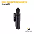 Ghost Civilian SF holster pistoolikotelo aseelle ja valaisimelle - IPSC kotelot - CSFB01T - 106