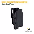 Ghost Civilian SF holster pistoolikotelo aseelle ja valaisimelle - IPSC kotelot - CSFB01T - 17