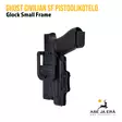 Ghost Civilian SF holster pistoolikotelo aseelle ja valaisimelle - IPSC kotelot - CSFB01T - 7