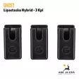 Ghost Hybrid lipastasku musta 3kpl - Lipastaskut edestä - Lipastaskut ja patruunapidikkeet - SGMAGHDBset - 4