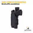 Ghost Hybrid SF holster Beretta APX Vas - IPSC kotelot - HSFB146T - 9