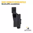 Ghost Hybrid SF holster Beretta APX Vas - IPSC kotelot - HSFB146T - 11