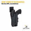 Ghost Hybrid SF holster Beretta APX Vas - IPSC kotelot - HSFB146T - 2