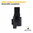 Ghost Hybrid SF holster Beretta APX Vas - IPSC kotelot - HSFB146T - 14