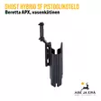 Ghost Hybrid SF holster Beretta APX Vas - IPSC kotelot - HSFB146T - 12