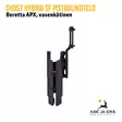 Ghost Hybrid SF holster Beretta APX Vas - IPSC kotelot - HSFB146T - 16