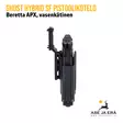 Ghost Hybrid SF holster Beretta APX Vas - IPSC kotelot - HSFB146T - 3