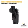 Ghost Hybrid SF holster Beretta APX Vas - IPSC kotelot - HSFB146T - 5