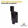 Ghost Hybrid SF holster Beretta APX Vas - IPSC kotelot - HSFB146T - 13