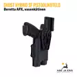 Ghost Hybrid SF holster Beretta APX Vas - IPSC kotelot - HSFB146T - 7