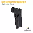 Ghost Hybrid SF holster pistoolikotelo aseelle ja valaisimelle - IPSC kotelot - HSFB01T - 9
