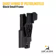 Ghost Hybrid SF holster pistoolikotelo aseelle ja valaisimelle - IPSC kotelot - HSFB01T - 5