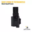Ghost Hybrid SF holster pistoolikotelo aseelle ja valaisimelle - IPSC kotelot - HSFB01T - 14