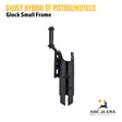 Ghost Hybrid SF holster pistoolikotelo aseelle ja valaisimelle - IPSC kotelot - HSFB01T - 12