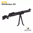 Hatsan BT65 SB synteettinen 4,5mm ilmakivääri - ilmakivääri asetettuna ampumatuelle oikealta etuviistosta - 4,5 mm PCP paineilmakiväärit - HatsanBT45SYNT - 10