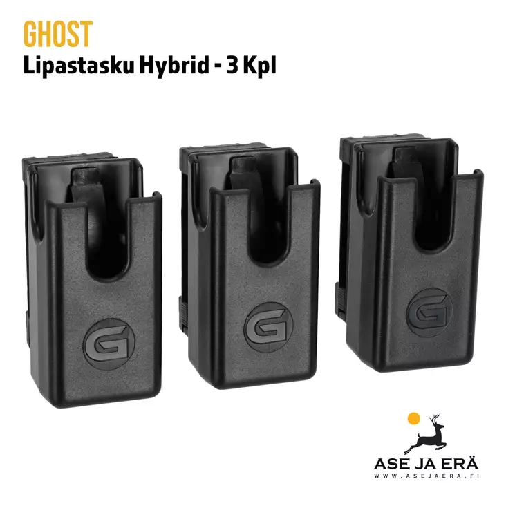 Ghost Hybrid lipastasku musta 3kpl - Yleiskuva - Lipastaskut ja patruunapidikkeet - SGMAGHDBset - 3