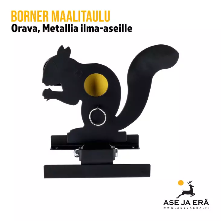 Oravamaalitaulu ilma-aseille -metallia - Liikkuvat maalitaulut - TG1SquirrelTarget - 14