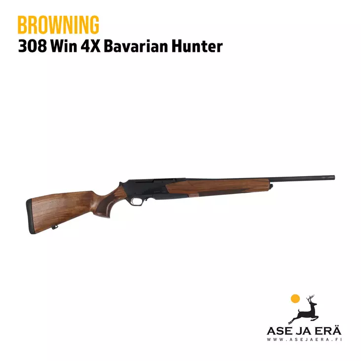 Browning BAR 4X Bavarian Hunter .308 Puoliautomaattikivääri - Puoliautomaattikiväärit - BavarianBarBrow - 1