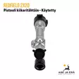 Redfield 2x20 Pistooli Kiikari Käytetty niklattu - Okulaaripää yläviistosta - Käytetyt kiikaritähtäimet - REDFIELD2x - 7