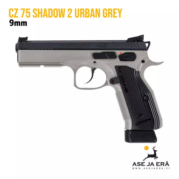 CZ 75 Shadow 2 9x19 Urban Grey pistooli - Pistoolit - 04240741UJMSASX - 7