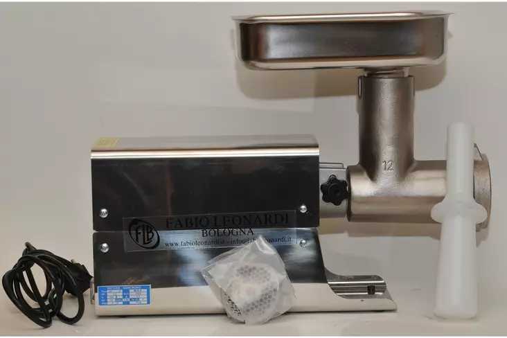 Lihamylly Leonardi TC12 + moottori MR 8 360W INOX - Lihamyllyt - TC12MR8INOX - 3