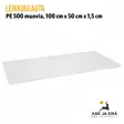 Leikkuulauta PE500 muovia valkoinen 100x50x1,5 cm, 1 kpl - Lauta alhaaltaetuviistosta - Riistan valmistus - levy - 10