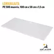 Leikkuulauta PE500 muovia valkoinen 100x50x1,5 cm, 1 kpl - Lauta vinottain - Riistan valmistus - levy - 9