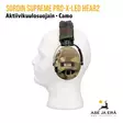 Sordin Supreme Pro-X-Led HEAR2 Gel -kuulosuojaimet - Kuulosuojaimet - 7392749009240 - 8