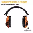Sordin Supreme Pro-X-Led H2 GEL Blaze; Sivulta - Kuulosuojaimet - 7392749009240 - 19