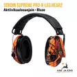 Sordin Supreme Pro-X-Led H2 GEL Blaze, Yleiskuva - Kuulosuojaimet - 7392749009240 - 18
