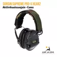 Sordin Supreme Pro-X H2 Vihreä/Camo, Takaviistosta vasen - Kuulosuojaimet - 7392749008984 - 9