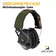Sordin Supreme Pro-X H2 Vihreä/Camo, Etuviisto vasen - Kuulosuojaimet - 7392749008984 - 10