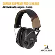 Sordin Supreme Pro-X H2 Vihreä/Camo, etuviisto oikea - Kuulosuojaimet - 7392749008984 - 12